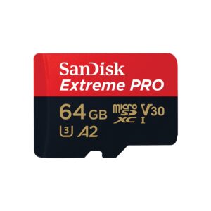SanDisk 64GB Extreme Pro microSD Memory Card – 200MB/s