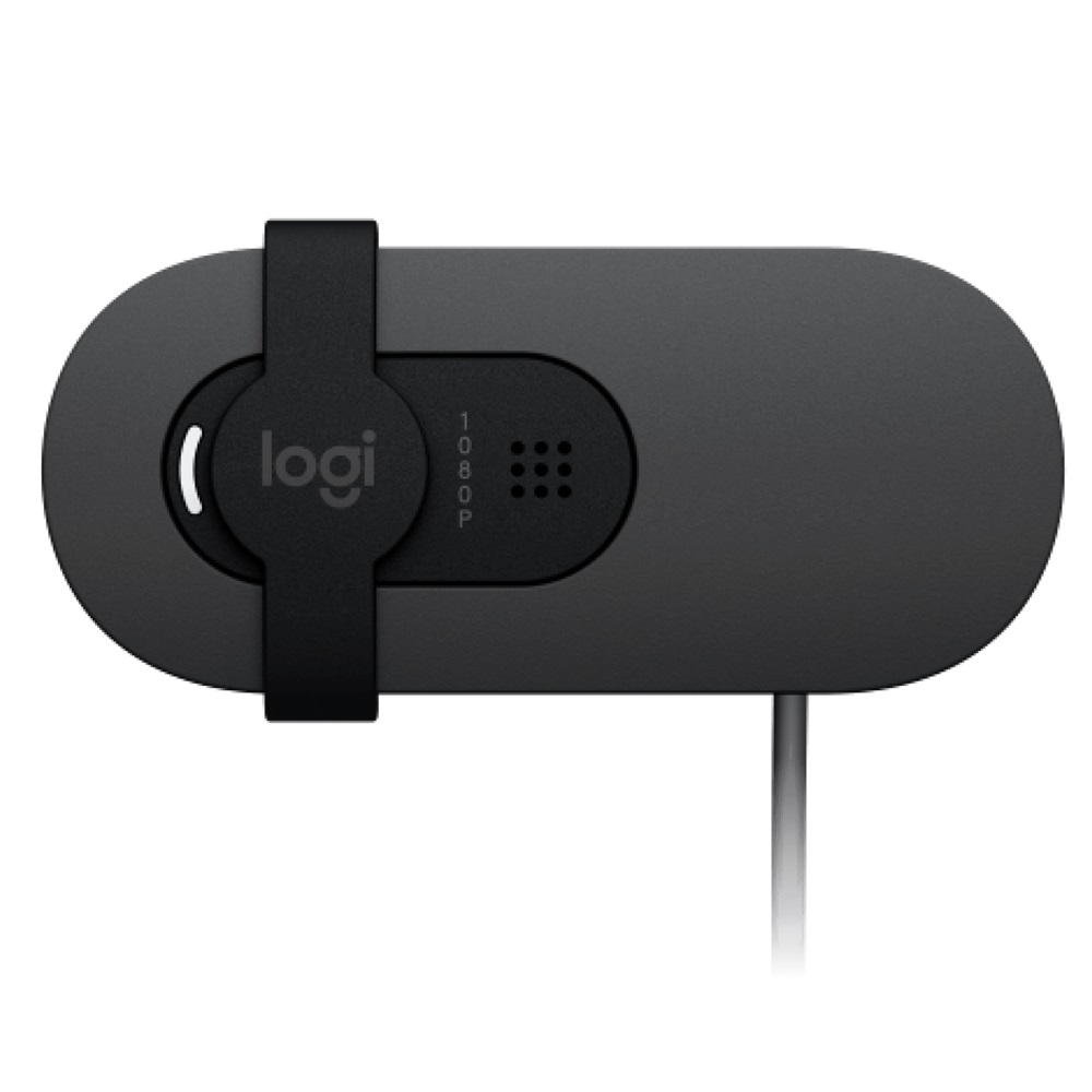 Logitech Brio 100 Full HD Webcam with Privacy Shutter - Black - Image 3