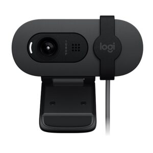 Logitech Brio 100 Full HD Webcam with Privacy Shutter - Black
