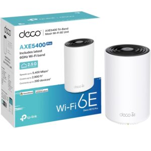 TP-Link Deco XE75 Pro AXE5400 Tri-Band Mesh Wi-Fi 6E System | 1-Pack