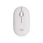 Logitech M350s Pebble Mouse 2 Slim Bluetooth Mouse - White