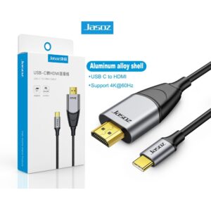 Jasoz H102 USB-C to HDMI 4K@60Hz Cable, Type-C to HDMI 2.0 - 2m