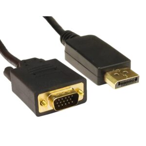 DisplayPort to VGA Cable, DP to VGA - 1.5m