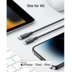 Anker 542 USB-C to Lightning Cable - Bio-Nylon - 6ft/1.8m -Black -A80B6H11 - Image 7
