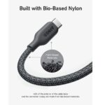 Anker 542 USB-C to Lightning Cable - Bio-Nylon - 6ft/1.8m -Black -A80B6H11 - Image 4