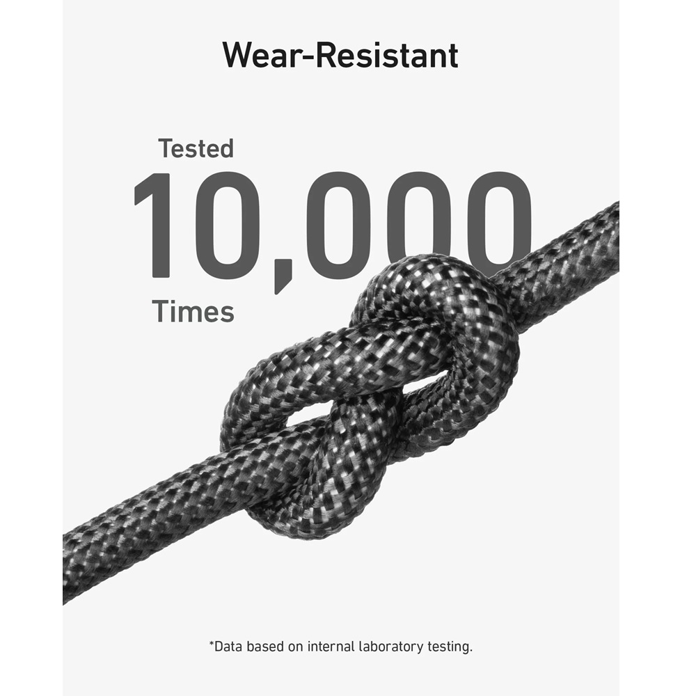 Anker 542 USB-C to Lightning Cable - Bio-Nylon - 6ft/1.8m -Black -A80B6H11 - Image 5