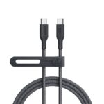 Anker USB-C to USB-C Cable 240W -Bio-Braided -3ft -Black -A80F5H11