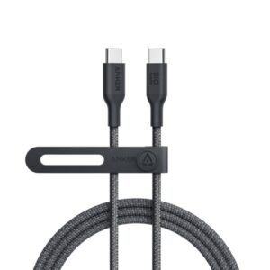Anker USB-C to USB-C Cable 240W -Bio-Braided -6ft -Black -A80F6H11