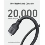 Anker USB-C to USB-C Cable 240W -Bio-Braided -6ft -Black -A80F6H11 - Image 3