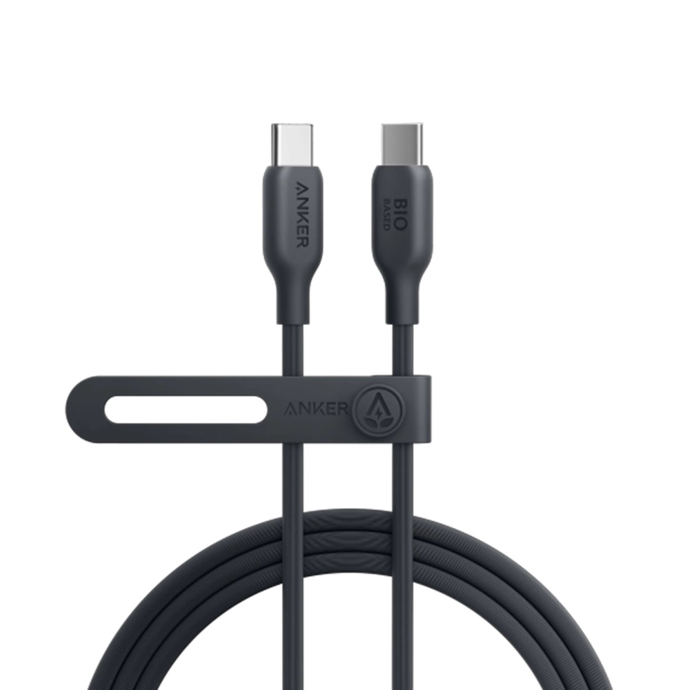 Anker 544 USB-C to USB-C Cable 140W -Bio-Based -3ft -Black -A80F1H11