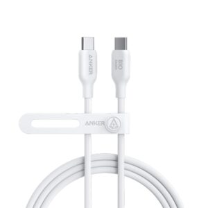 Anker 544 USB-C to USB-C Cable 140W -Bio-Based -3ft -White -A80F1H21