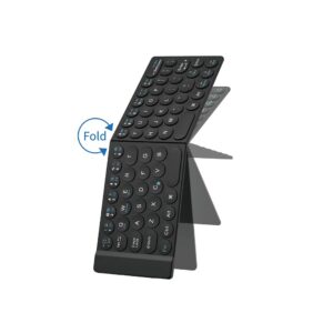 WiWU Slim Folding Keyboard Bluetooth Rechargeable - iOS Android Windows - English