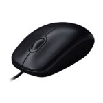 Logitech M100 Corded full size Comfort USB Mouse - Black (Cable) - Image 2