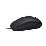 Logitech M100 Corded full size Comfort USB Mouse - Black (Cable) - Image 3