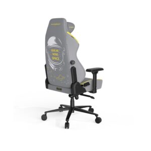 DXRacer Craft Pro Classic Astronaut Gaming Chair - Grey/Yellow - Image 5
