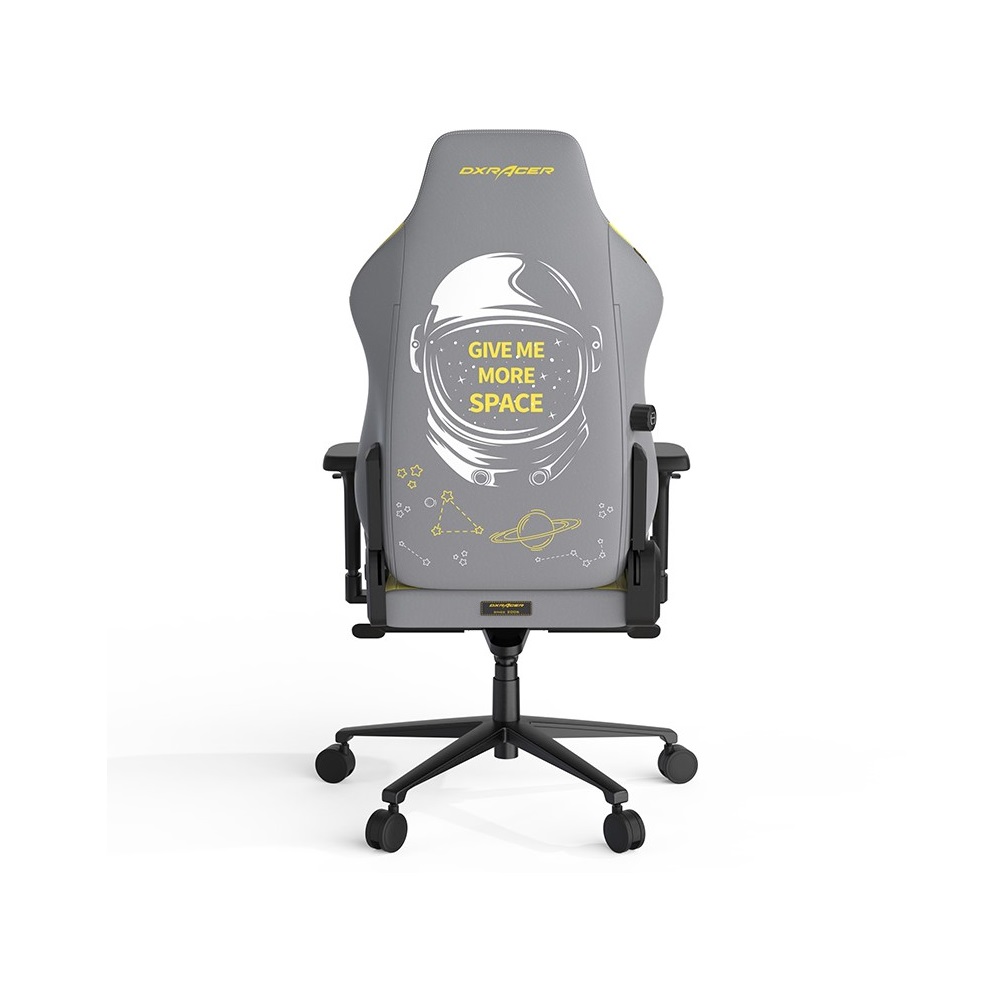 DXRacer Craft Pro Classic Astronaut Gaming Chair - Grey/Yellow - Image 4