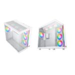 Xigmatek AQUA Ultra Air Arctic ARGB ATX Case – White (7-Fans)