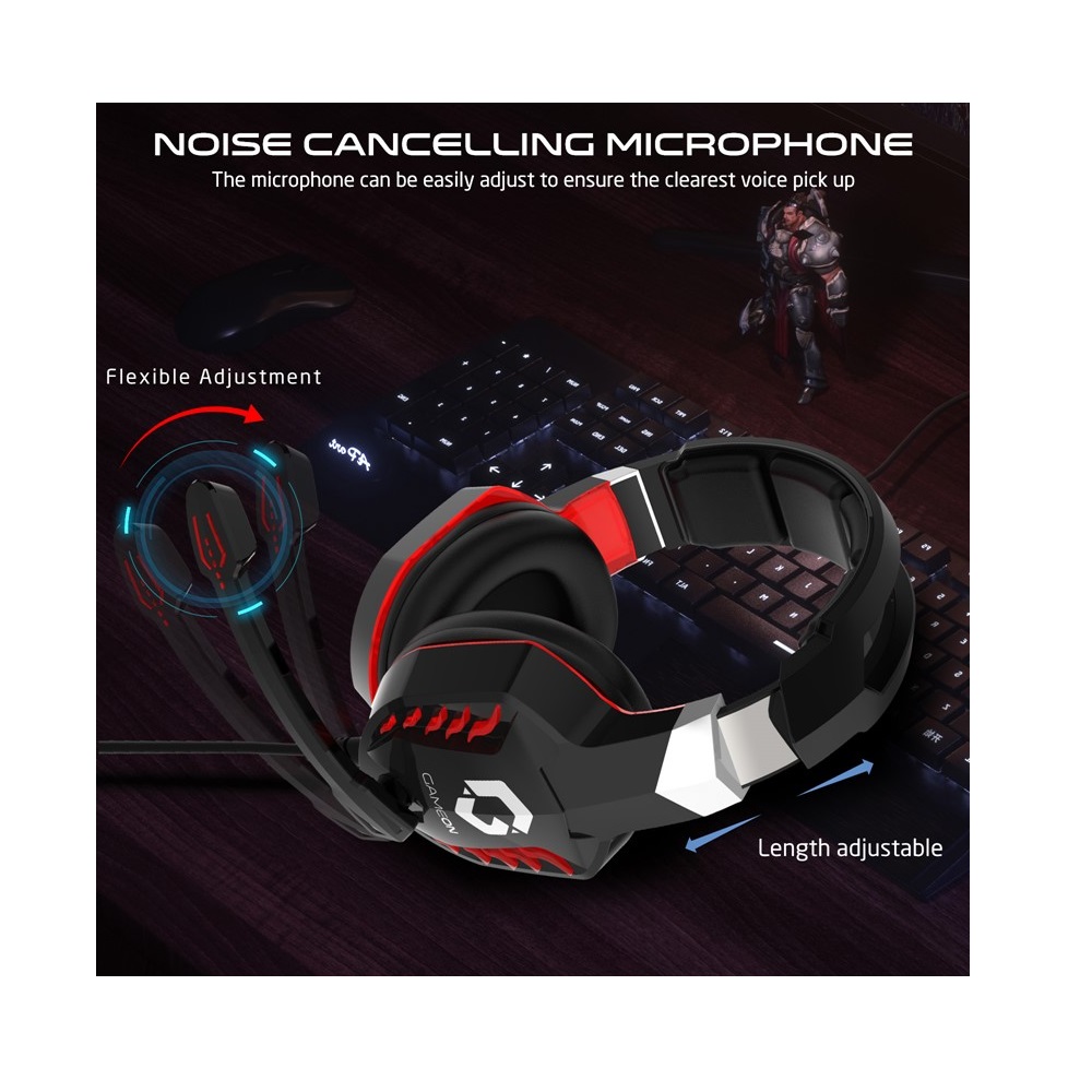 GameOn GOK901 Nightfall LED Gaming Headset - Black - Image 6