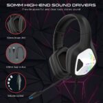 GameOn GOK905 Infernus RGB Gaming Headset - Black - Image 4