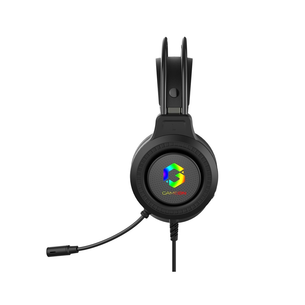 GameOn GOT101 Shadowfire RGB Gaming Headset - Black - Image 4