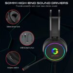 GameOn GOT200A Thunderstrike RGB Gaming Headset - Black - Image 7