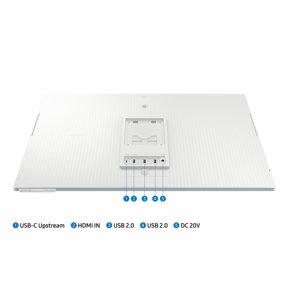 SAMSUNG 32" M8 Smart Monitor 4K HDR VA 60Hz sRGB USB-C 65W Speaker Camera 32M8, Cloud Blue - Image 5