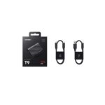 SAMSUNG 2TB Portable SSD T9 USB 3.2 Gen2x2, 2000MB/s (Black) - Image 4
