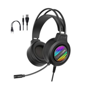 GameOn GOT100 Ravenstrike RGB Gaming Headset - Black