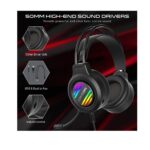 GameOn GOT100 Ravenstrike RGB Gaming Headset - Black - Image 4