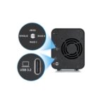 TerraMaster D5 Hybrid 5-Bay USB-C 3.2 Gen2 M.2 NVME with 3.5"/2.5" SATA HDD SSD Disk Enclosure Case - Image 4