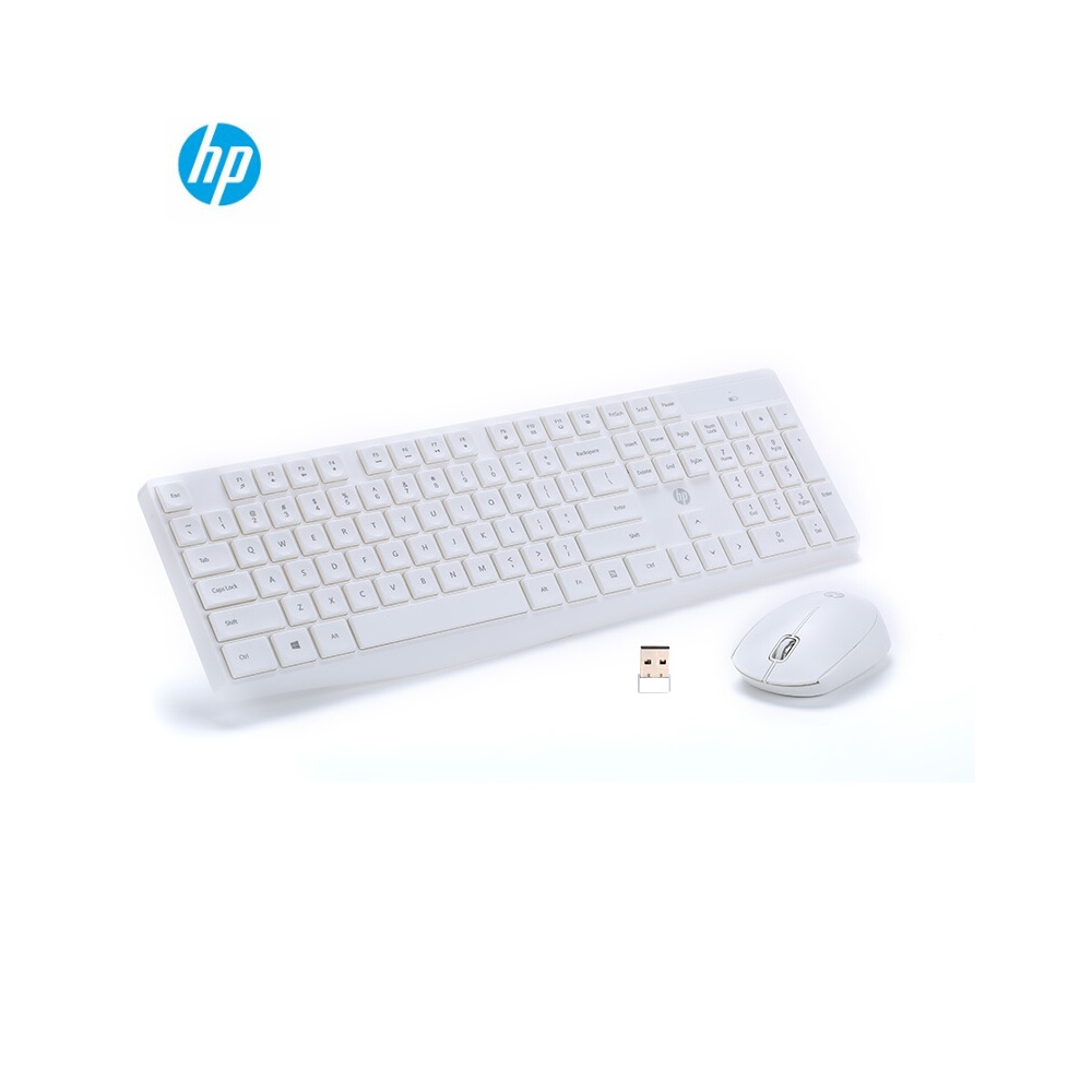 HP CS10 WHITE COMBO WIRELESS KEYBOARD AND MOUSE