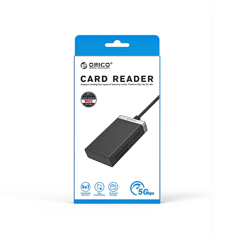 Orico CL4DA3 Multi Card Reader 4-in-1 USB 3.0 - Image 3