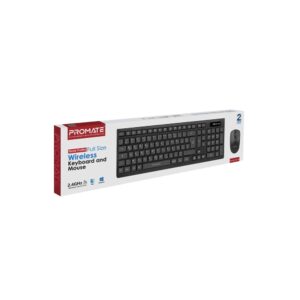 Promate Wireless Keyboard and Mouse ProCombo-12, Arabic/English - Image 4