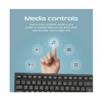 Promate Wireless Keyboard and Mouse ProCombo-12, Arabic/English - Image 2