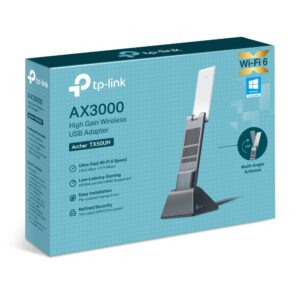 TP-Link TX50UH AX3000 WiFi 6 High Gain Wireless USB Adapter