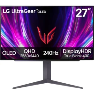 LG 27'' GS95QE UltraGear OLED 2K 240Hz 0.03ms HDR400 HDMI 2.1 Rotatable Gaming Monitor - Image 2