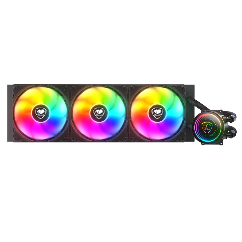 Cougar Poseidon Elite ARGB 360 High Performance AIO Liquid Cooler, Black - Image 2