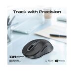 Promate Ken - Black Dual Mode Wireless Bluetooth Optical Mouse with BT & RF Connectivity - Image 2