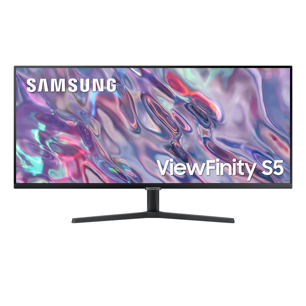 SAMSUNG 34" ViewFinity S5 C500 UltraWide 2K 100Hz 5ms VA HDR PiP PbP EyeCare Monitor, 34S5