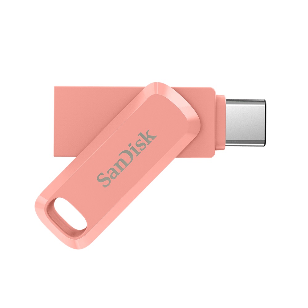 SanDisk 256GB Ultra Dual Drive Go USB-C Flash Memory, 150MB/s (Peach) - Image 2