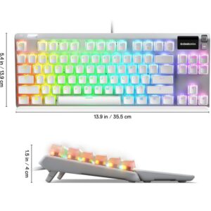 SteelSeries Apex 7 TKL Ghost Mechanical Gaming Keyboard, Red Linear Switch - Image 4