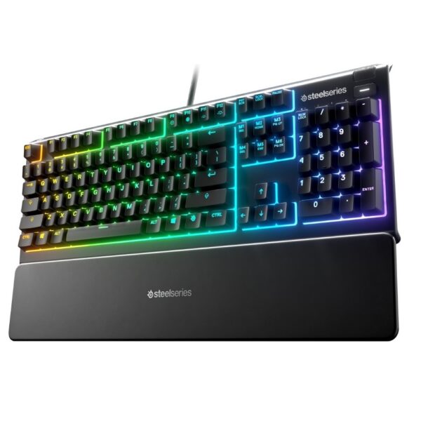 SteelSeries Apex 3 Gaming Keyboard, Whisper-Quiet Switches - Image 2
