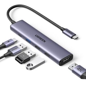 UGREEN CM511 USB-C 5in1 Hub Multifunction Adapter 100W 4K HDMI