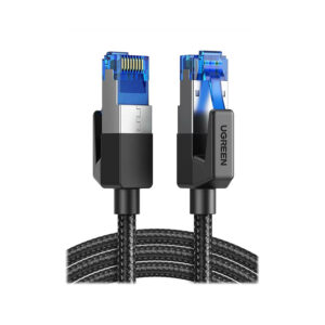 UGreen CAT8 Ethernet Network Cable - 0.5m High-Speed 40Gbps 2000Mhz Shielded Round Braided - Modular Plugs
