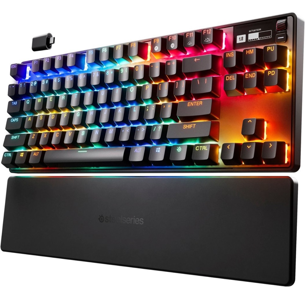 SteelSeries Apex Pro TKL Wireless (2023) Gaming Keyboard, HyperMagnetic Switches