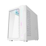 GameOn Emperor Arctic III Series Mid Tower Gaming Case - White (7-Fans) - Image 4
