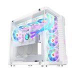 GameOn Emperor Arctic III Series Mid Tower Gaming Case - White (7-Fans) - Image 6