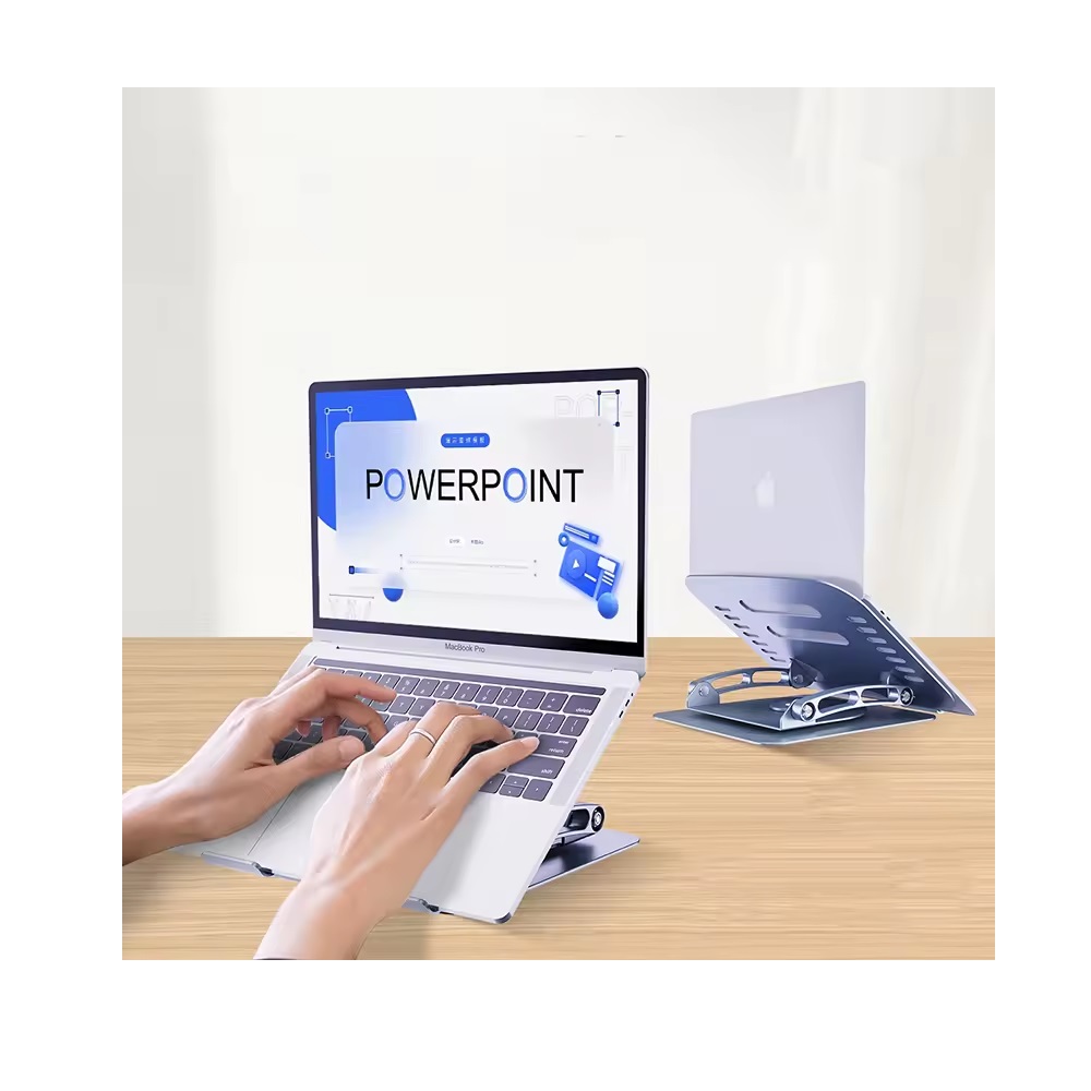 Laptop Stand V3.1 Adjustable Rotatable Foldable Ergonomic Aluminum Alloy - Image 2