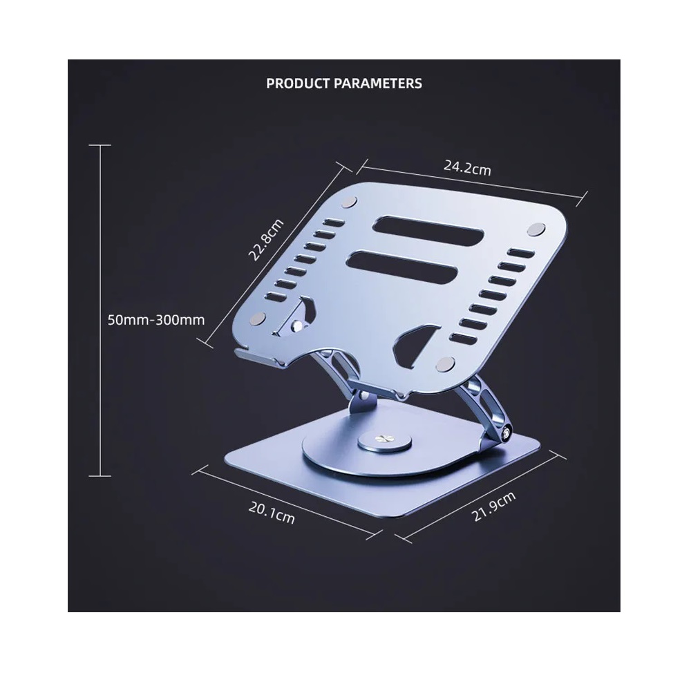 Laptop Stand V3.1 Adjustable Rotatable Foldable Ergonomic Aluminum Alloy - Image 7
