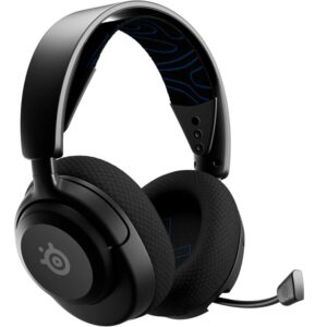 SteelSeries 61673 Arctis Nova 5P Wireless Gaming Headset - Black, PC, PS5, PS4 - Image 2